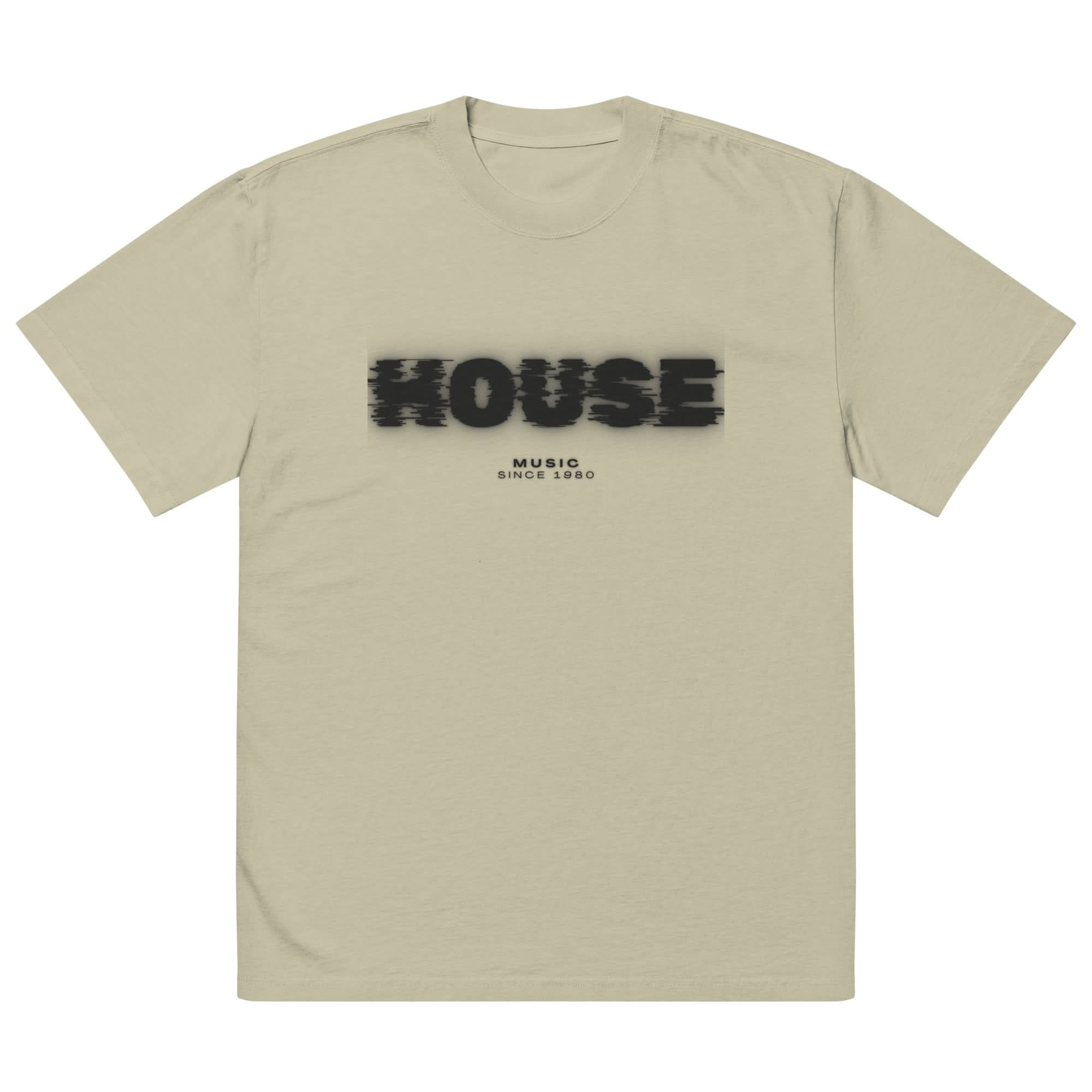 HOUSE 1980 Oversized faded t-shirt – THE FLOOR