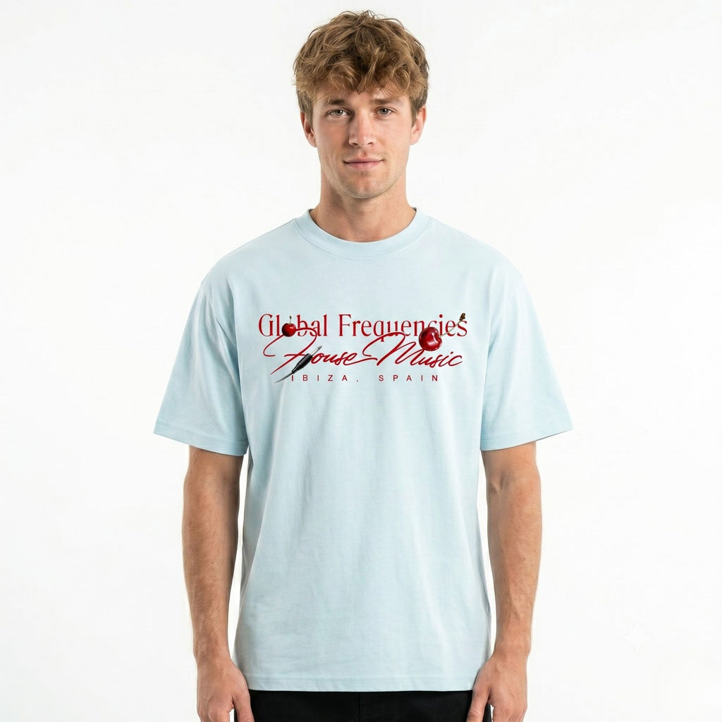 Ibiza Cherry Oversized Tee