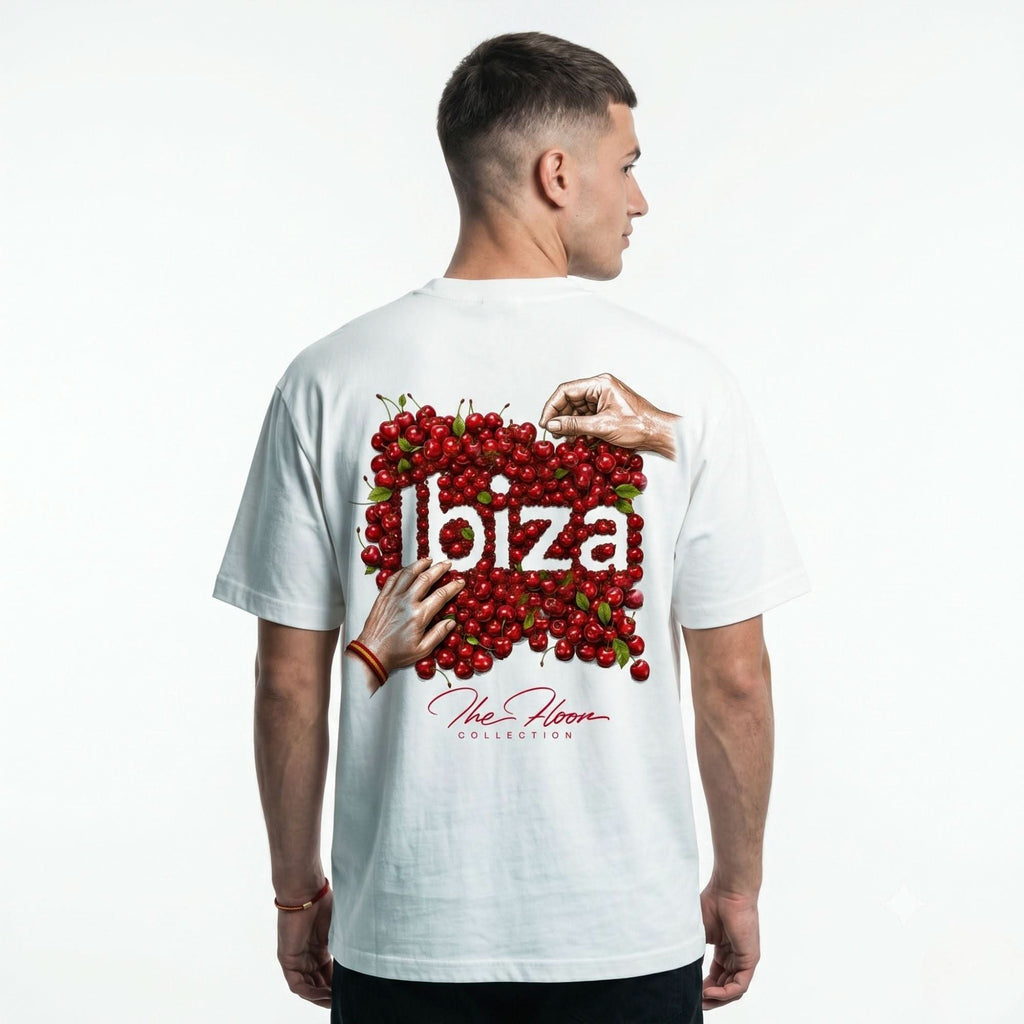 Ibiza Cherry Oversized Tee
