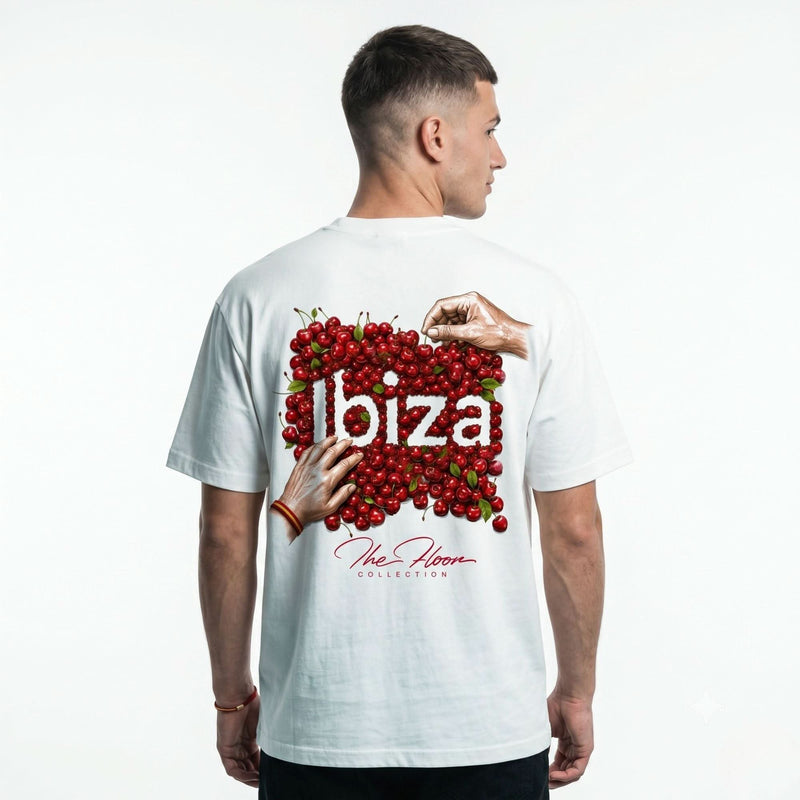 Ibiza Cherry Oversized Tee