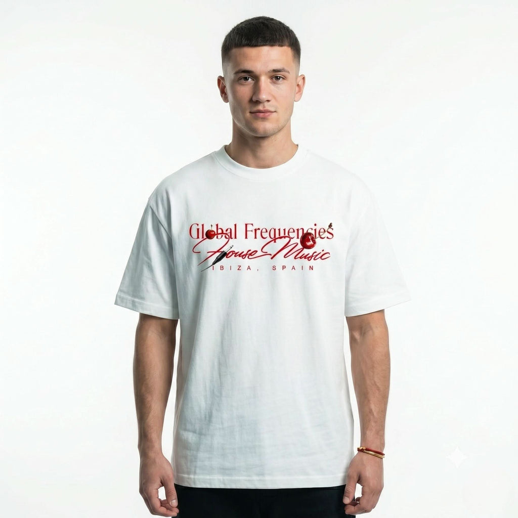 Ibiza Cherry Oversized Tee
