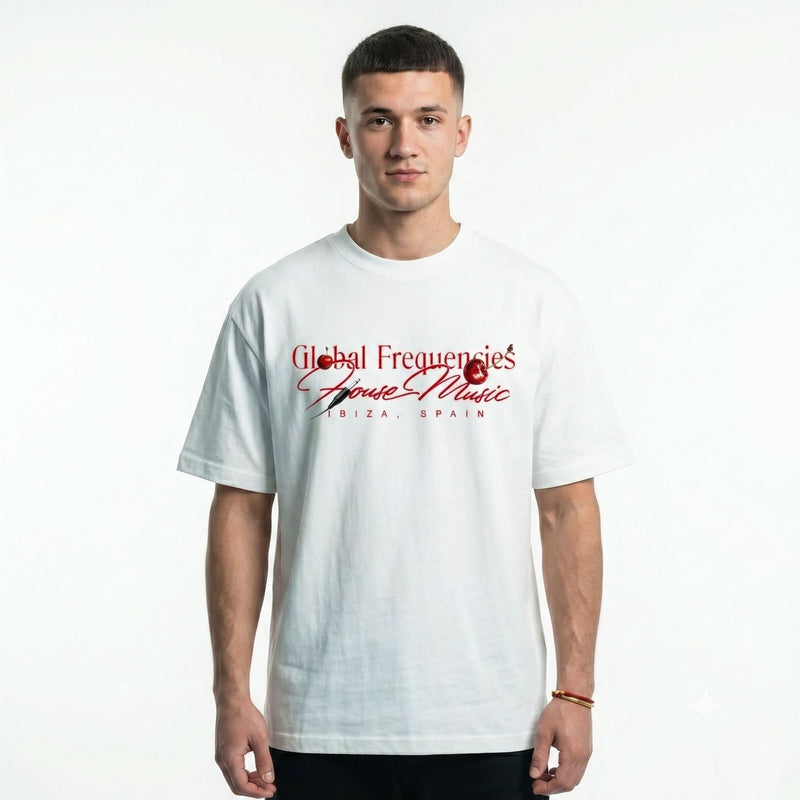 Ibiza Cherry Oversized Tee