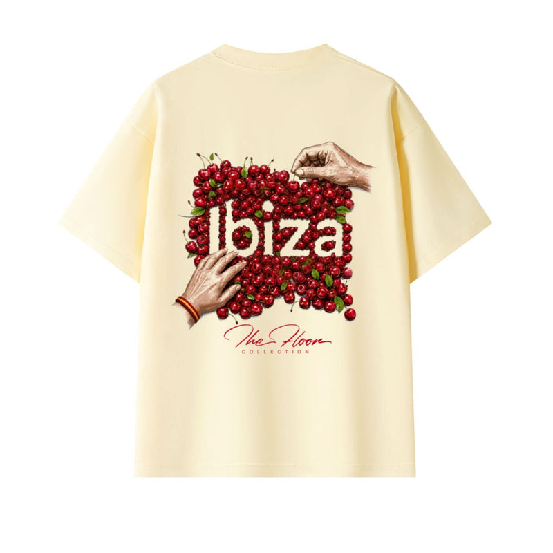 Ibiza Cherry Oversized Tee