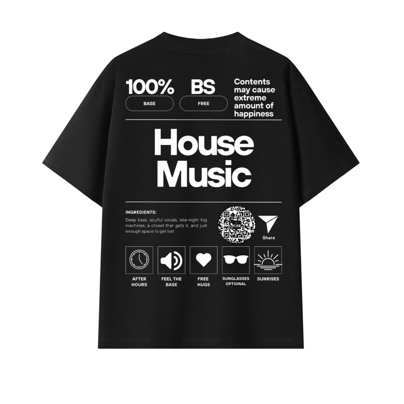 House Music Formula Oversized Tee