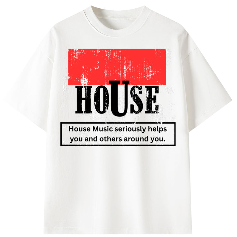 House Music Advisory Oversized Tee