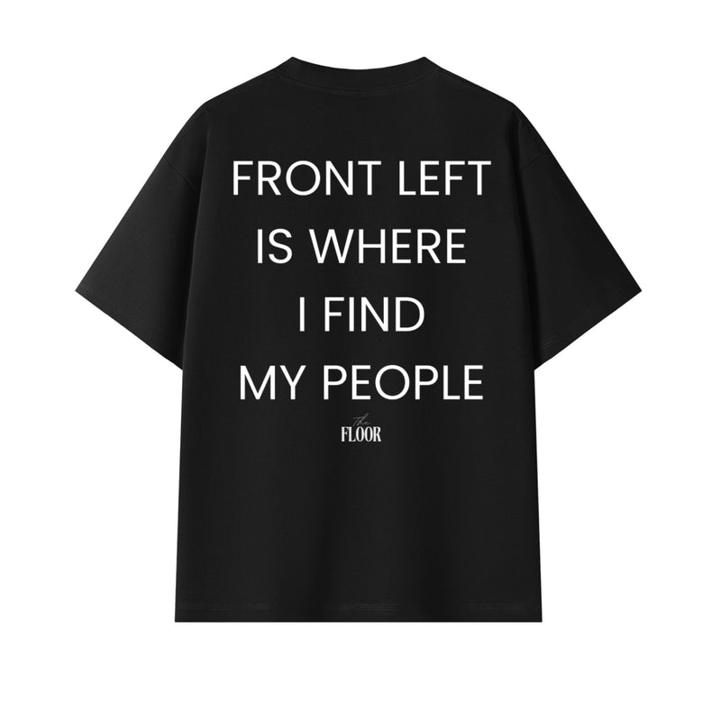 Front Left Oversized Tee