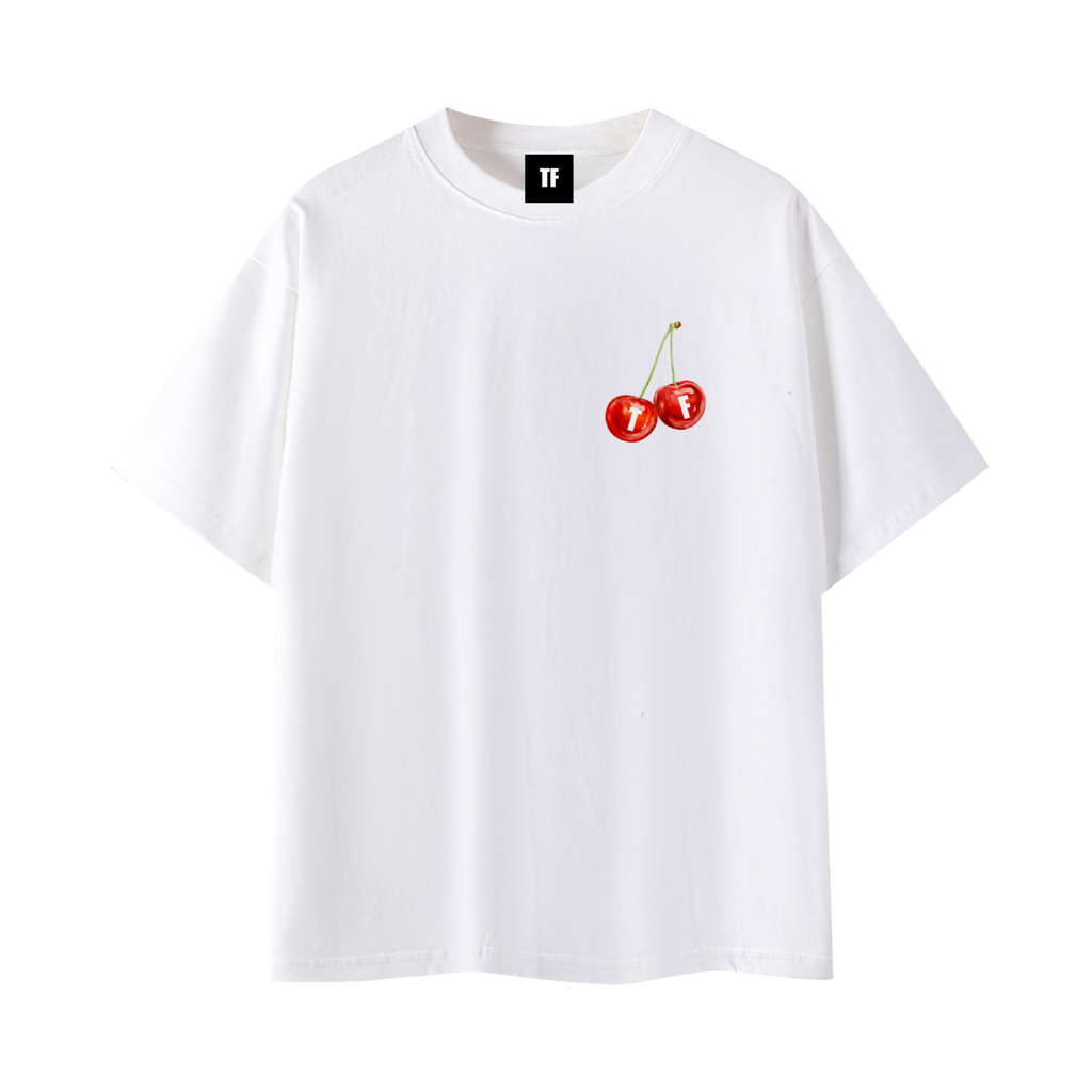 Sweet Cherry Tee White