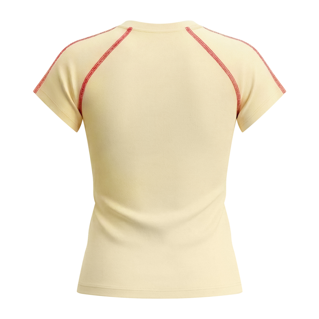 Citrus Vibes Women Tee Cream