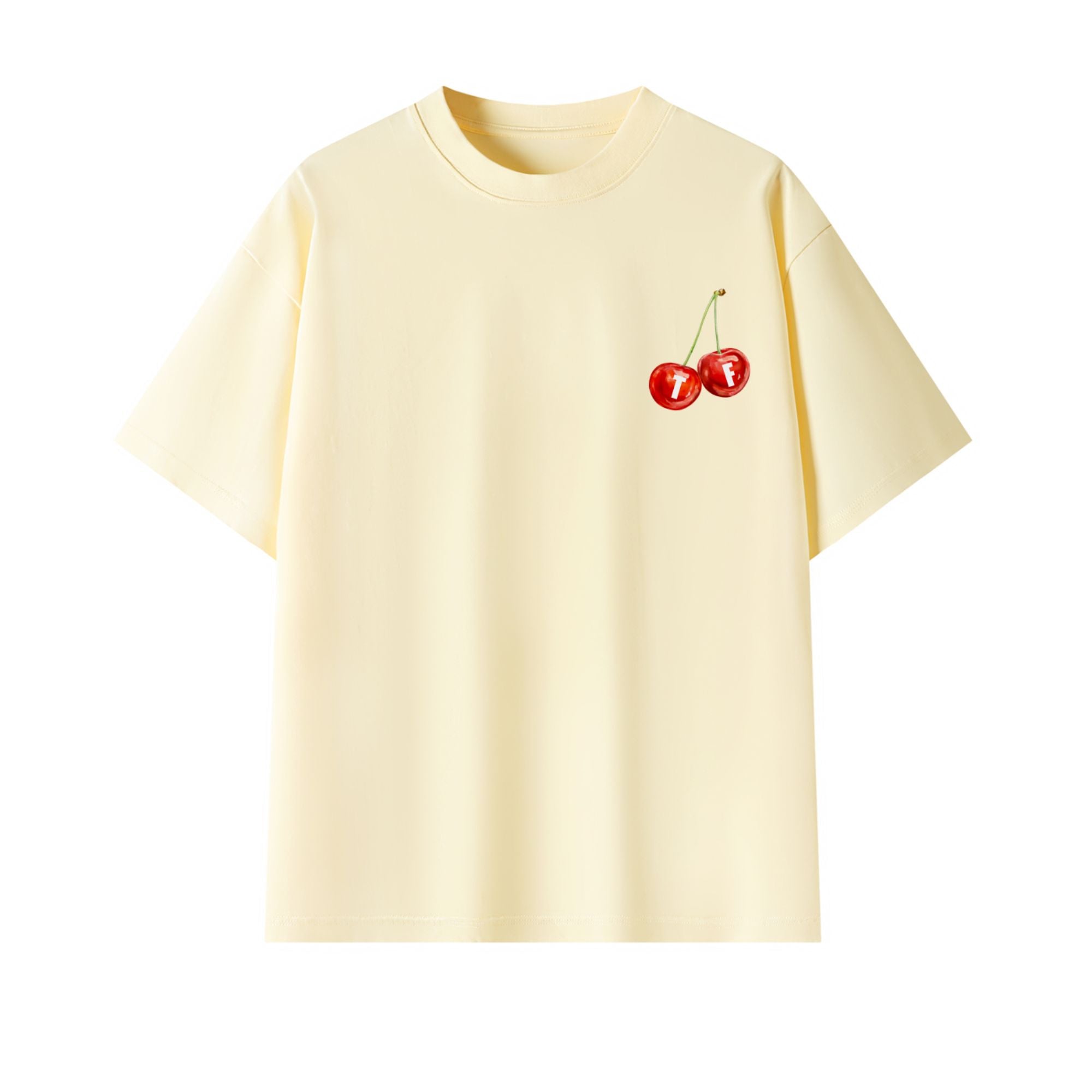 Cherry Graphic T-Shirt | Oversized House Music Streetwear Tee