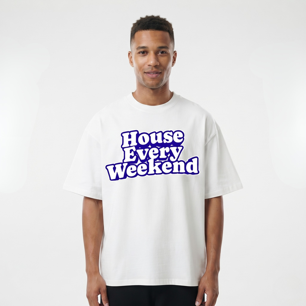 House Every Wknd Oversized Tee