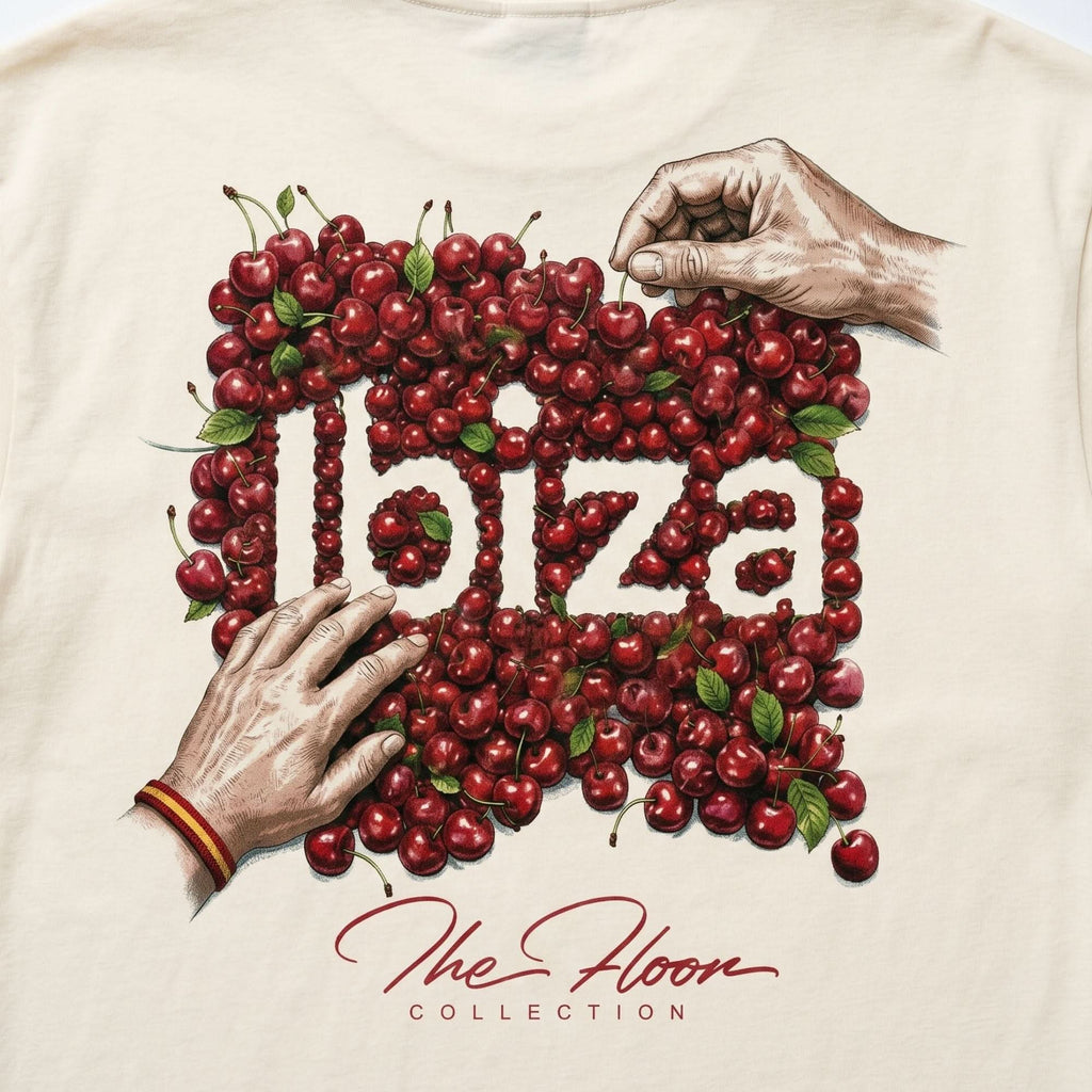 Ibiza Cherry Oversized Tee