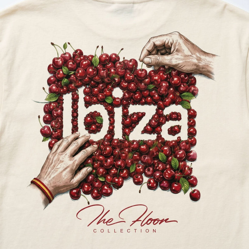 Ibiza Cherry Oversized Tee