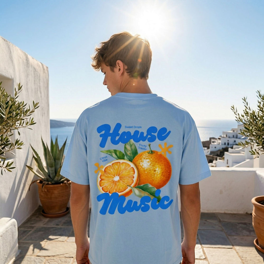 Citrus Vibes Tee Blue