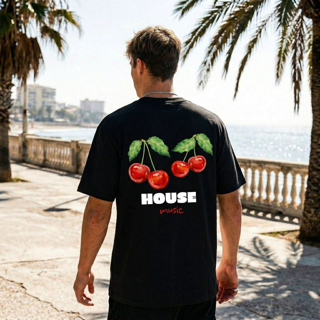 Sweet Cherry Tee Black