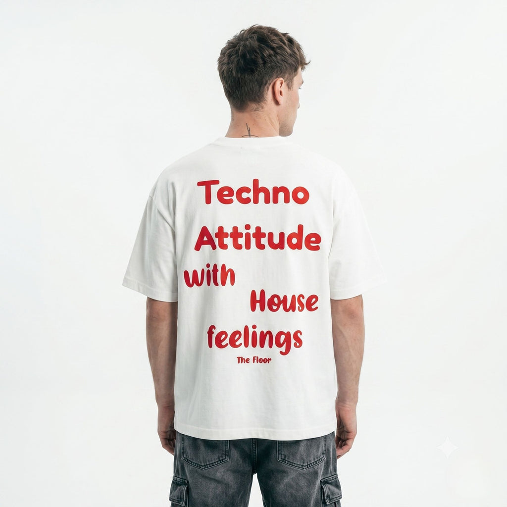 Techno Attitude Oversized Tee