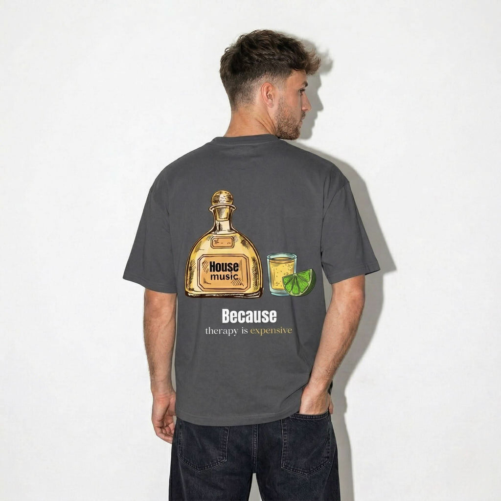 Lemon Salt Tee Dark Gray