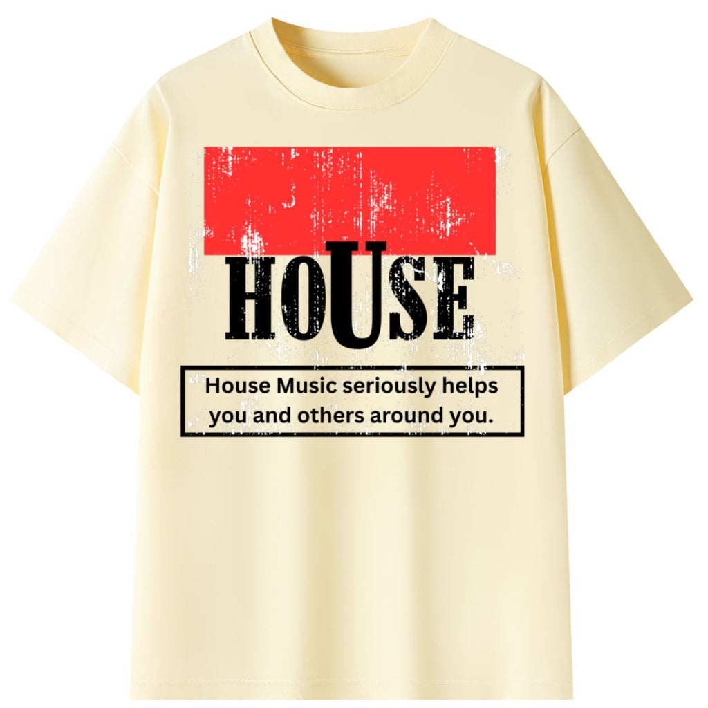 House Music Advisory Oversized Tee