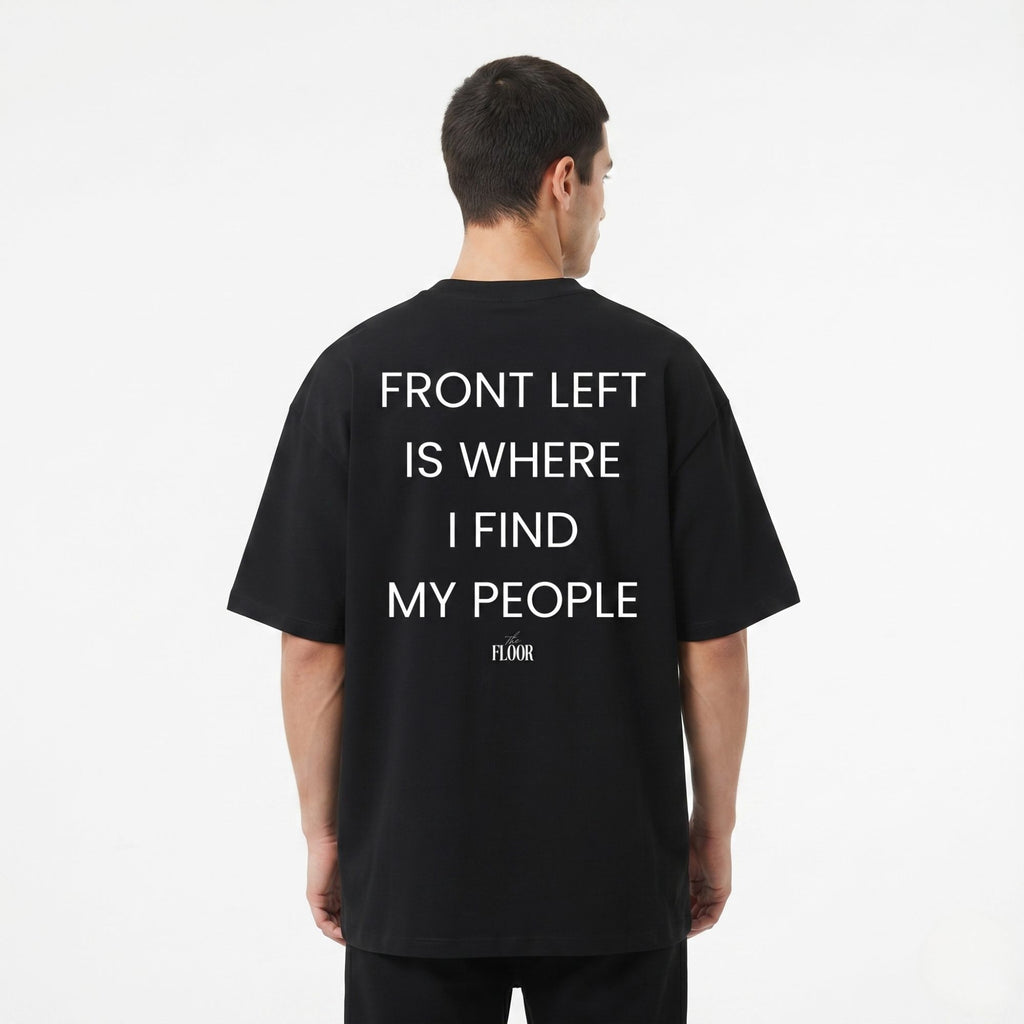 Front Left Oversized Tee