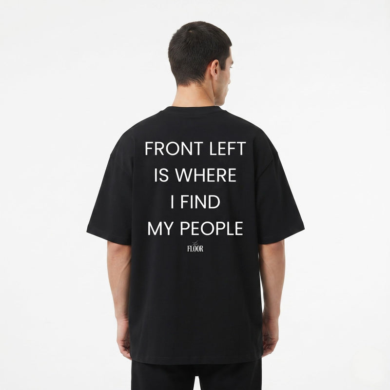 Front Left Oversized Tee