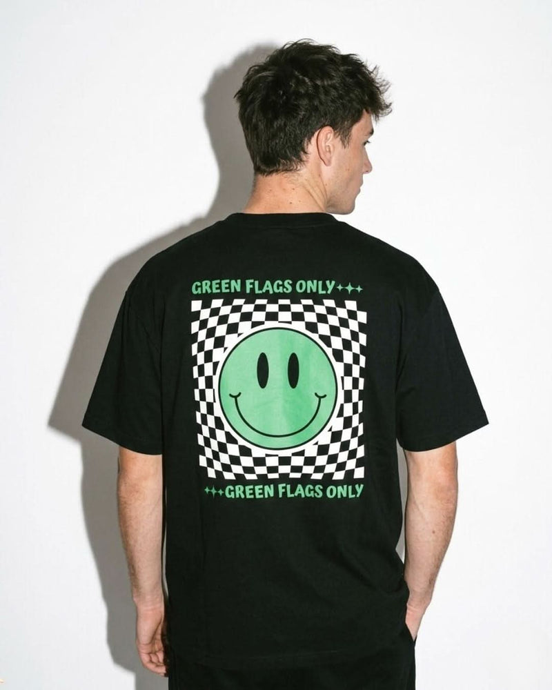 Green Flags Only // Oversized Heavyweight Tee