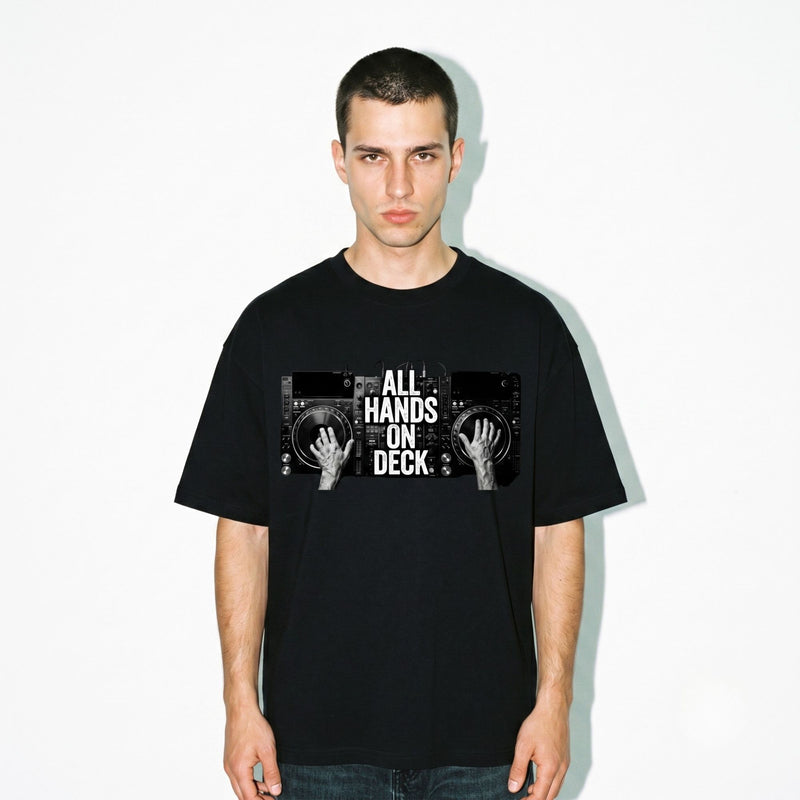All Hands On Deck Oversized Tee