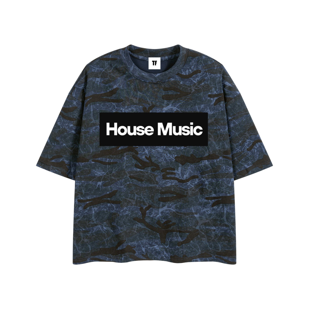 House Music Black Box Camo Tee