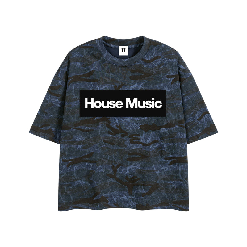 House Music Black Box Camo Tee