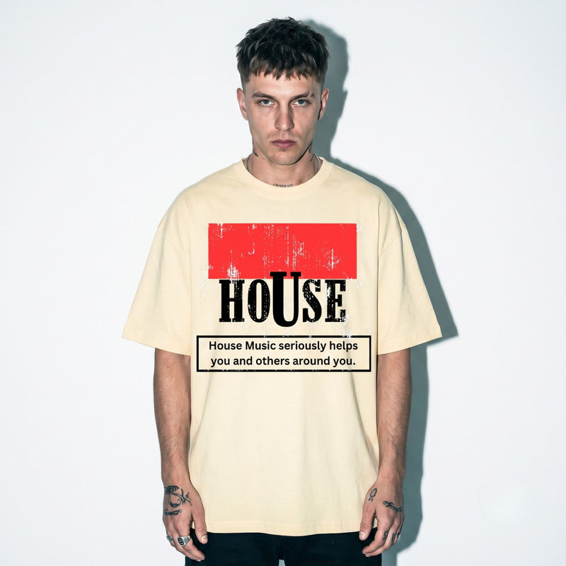 House Music Advisory Oversized Tee