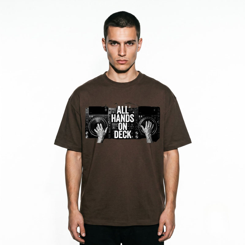 All Hands On Deck Oversized Tee