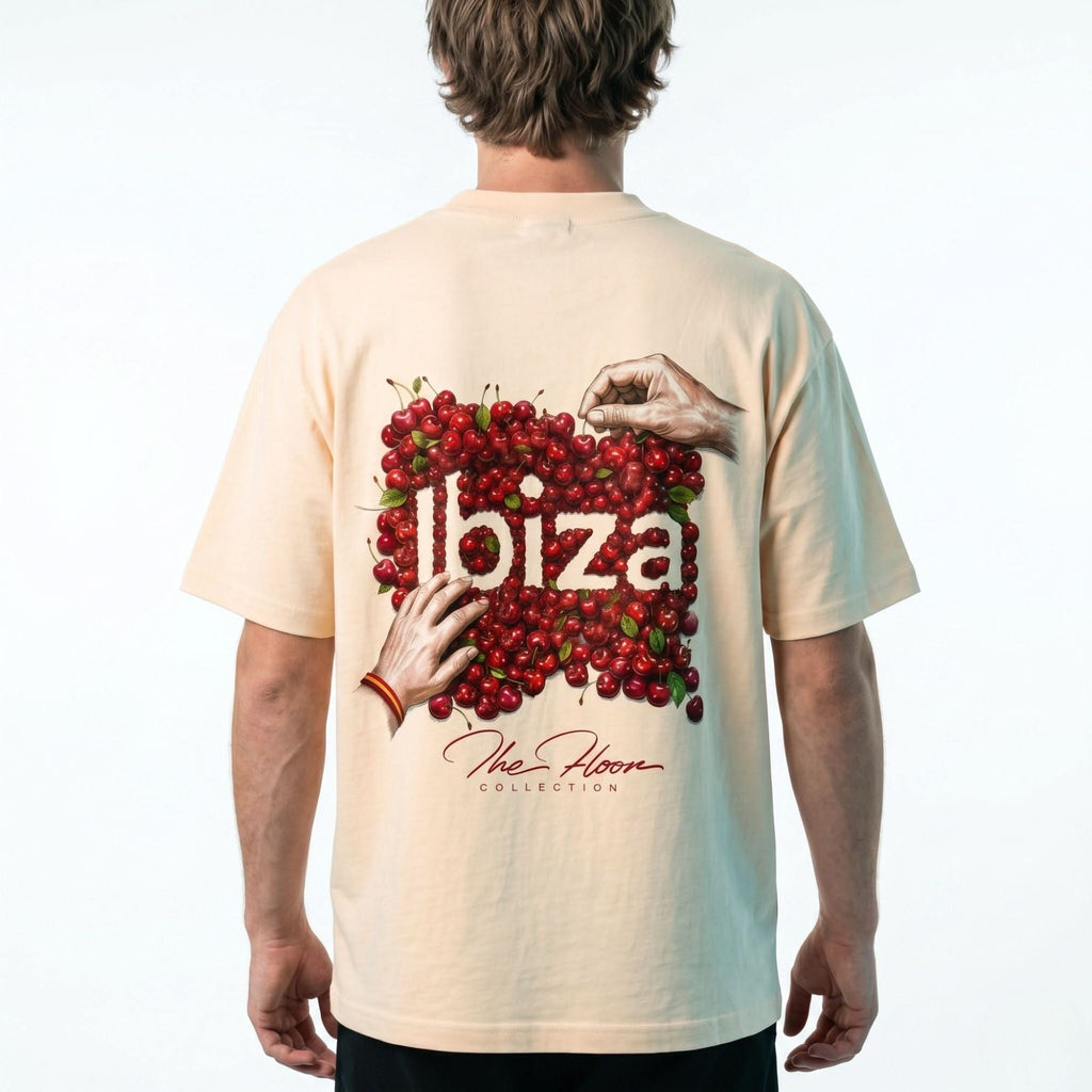 Ibiza Cherry Oversized Tee