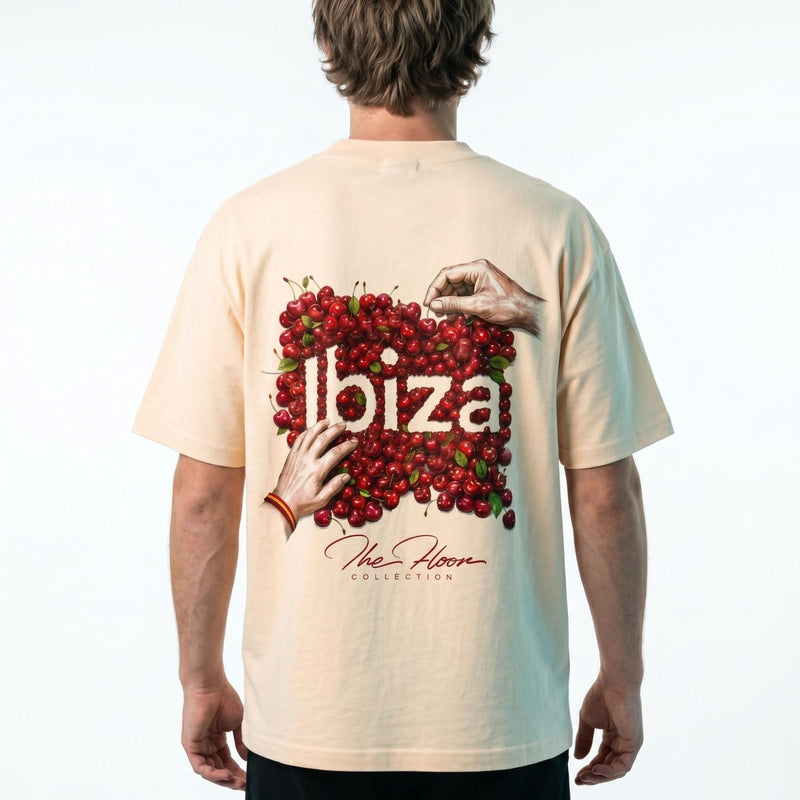 Ibiza Cherry Oversized Tee