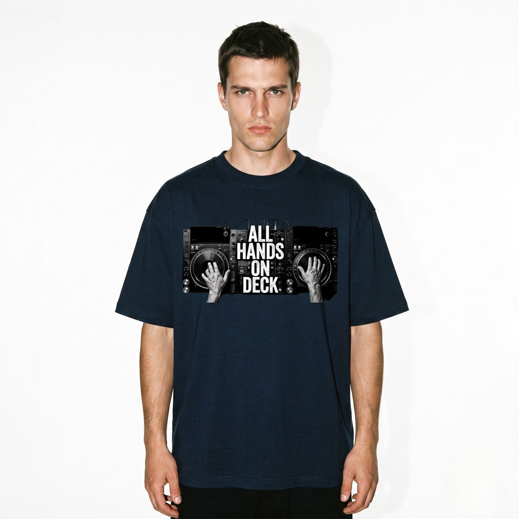 All Hands On Deck Oversized Tee