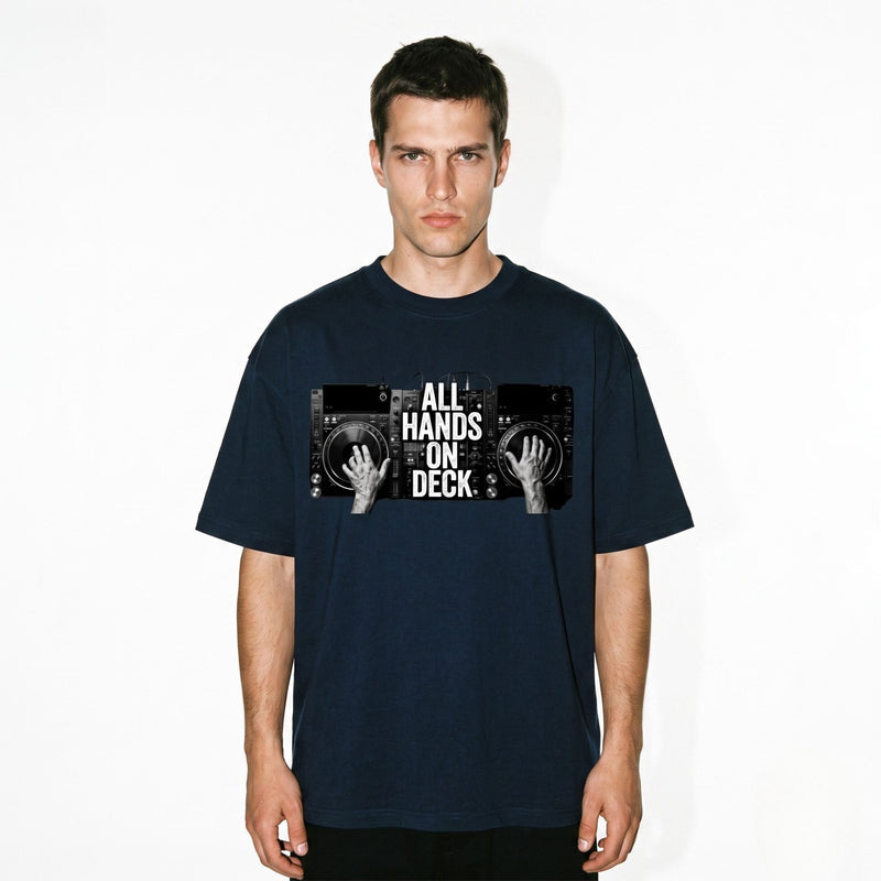 All Hands On Deck Oversized Tee