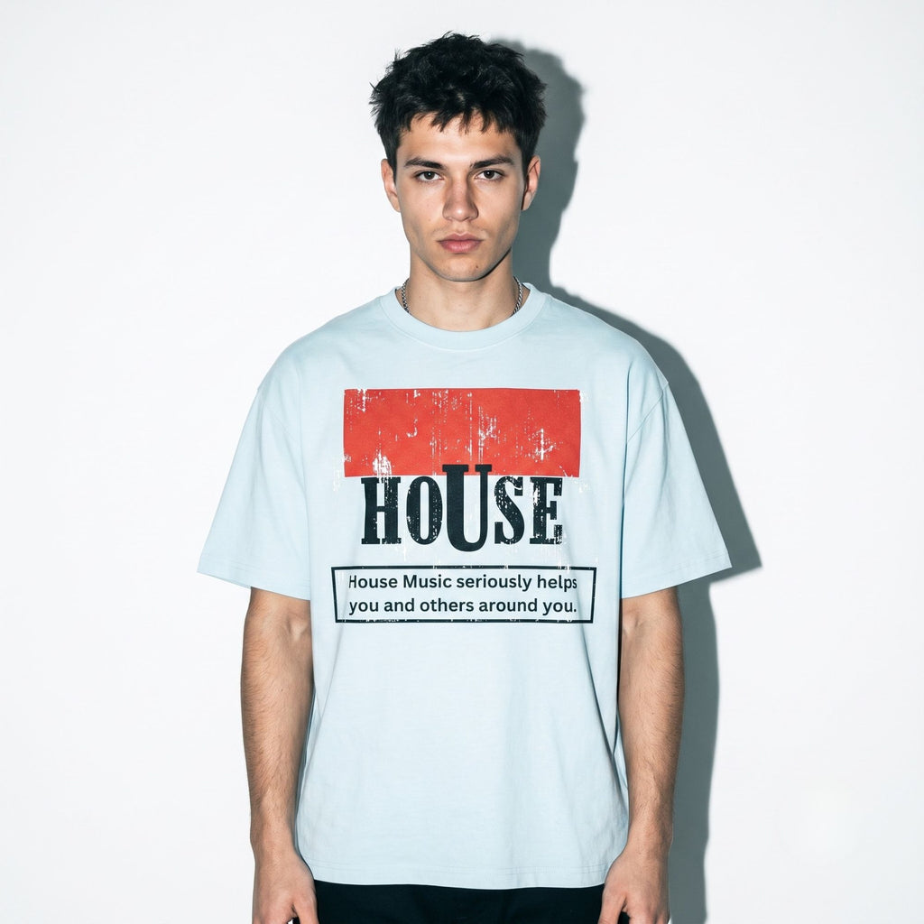 House Music Advisory Oversized Tee