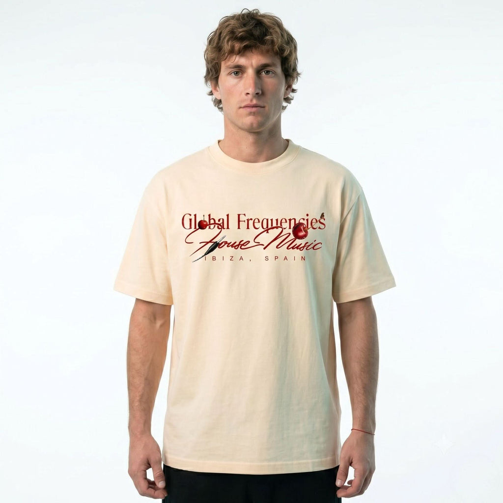 Ibiza Cherry Oversized Tee