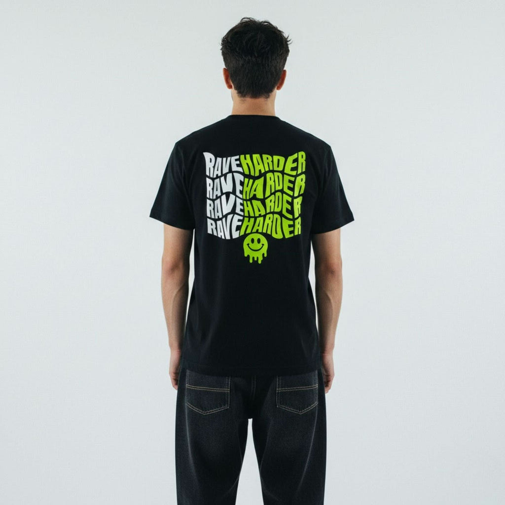 Rave Harder // Acid Smiley Tee