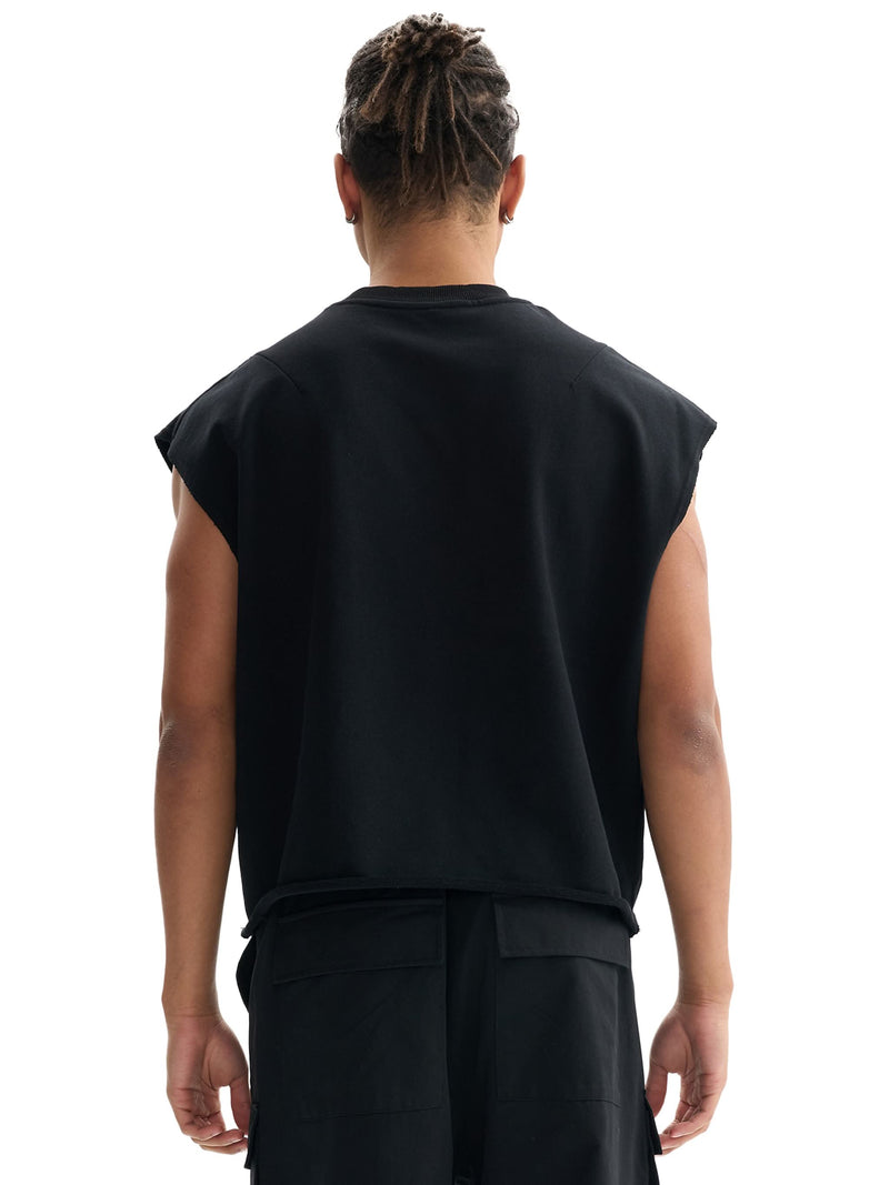 House Box Logo // Raw Edge Muscle Tee